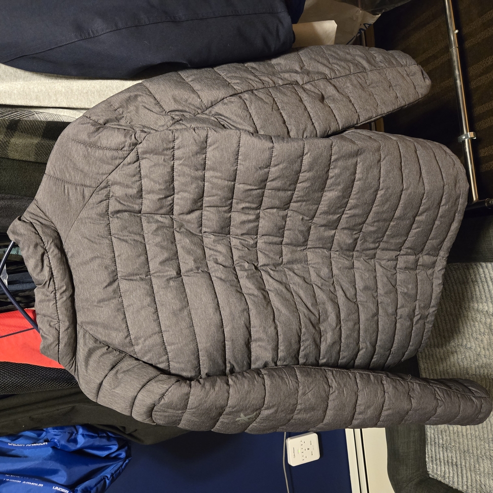 Gray Quilted Jacket - Picture 5 of 6